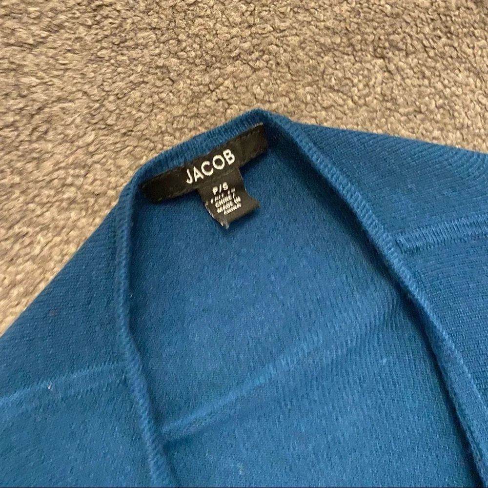 Teal draping cardigan - Picture 5 of 6